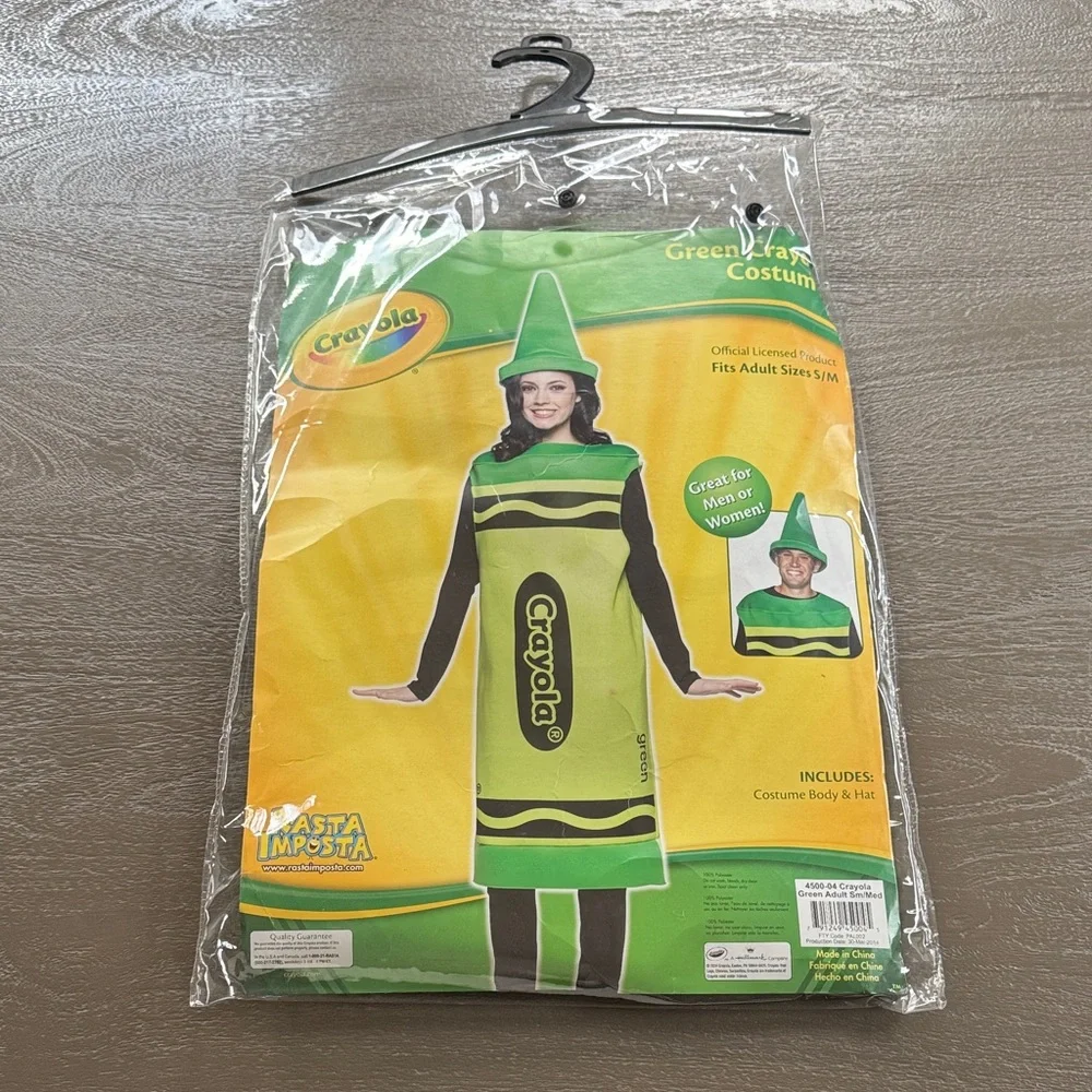 Rasta Imposta Crayola Green Crayon Costume, worn once briefly, size S/M - Picture 1 of 2